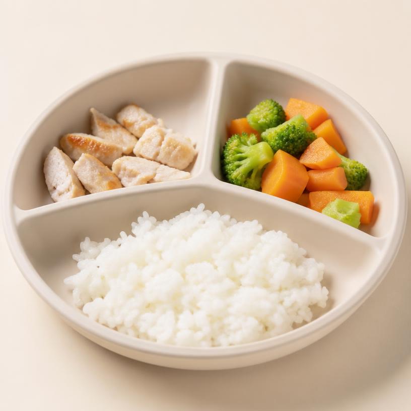Página de la receta bolitas de pollo y verduras